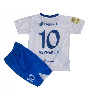 Al-Hilal Neymar Jr #10 Borta Kläder Barn 2024-25 Kortärmad (+ Korta byxor)